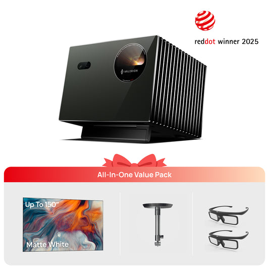 Pro2+Free White Screen&Ceiling Bracket&3D glasses(EU&UK)
