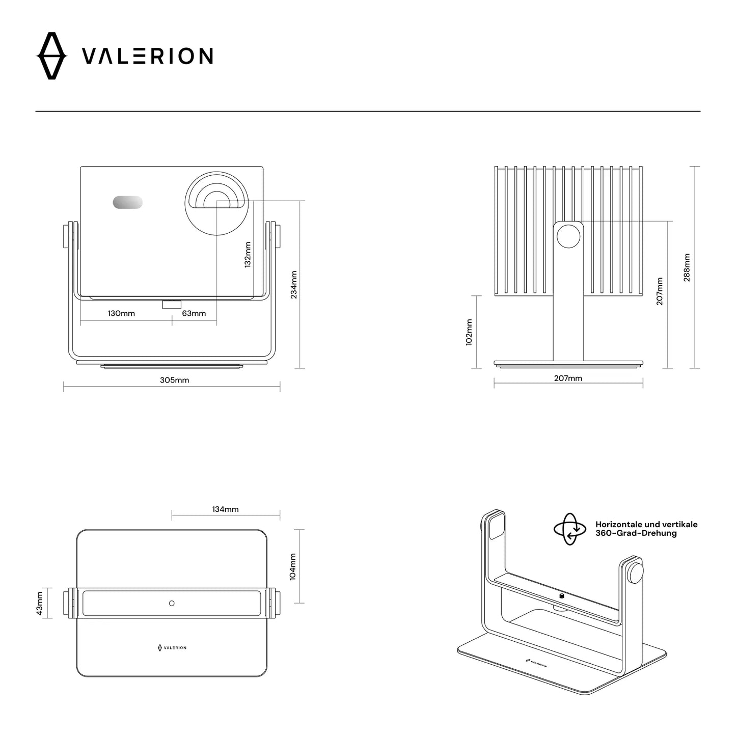 AWOL Valerion Desktop Gimbal Stand(EU €)