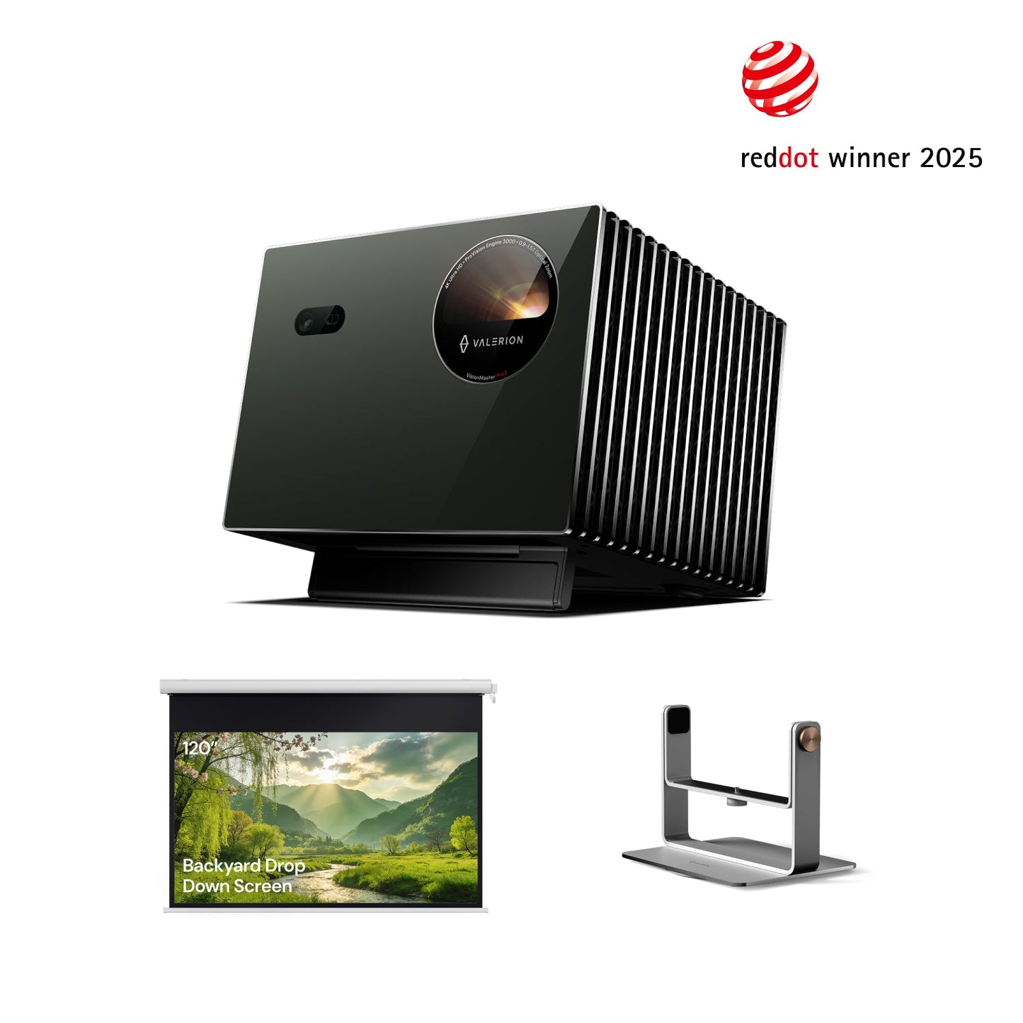 AWOL Valerion VisionMaster Pro2 + Backyard Drop Down Screen+Stand(EU€)