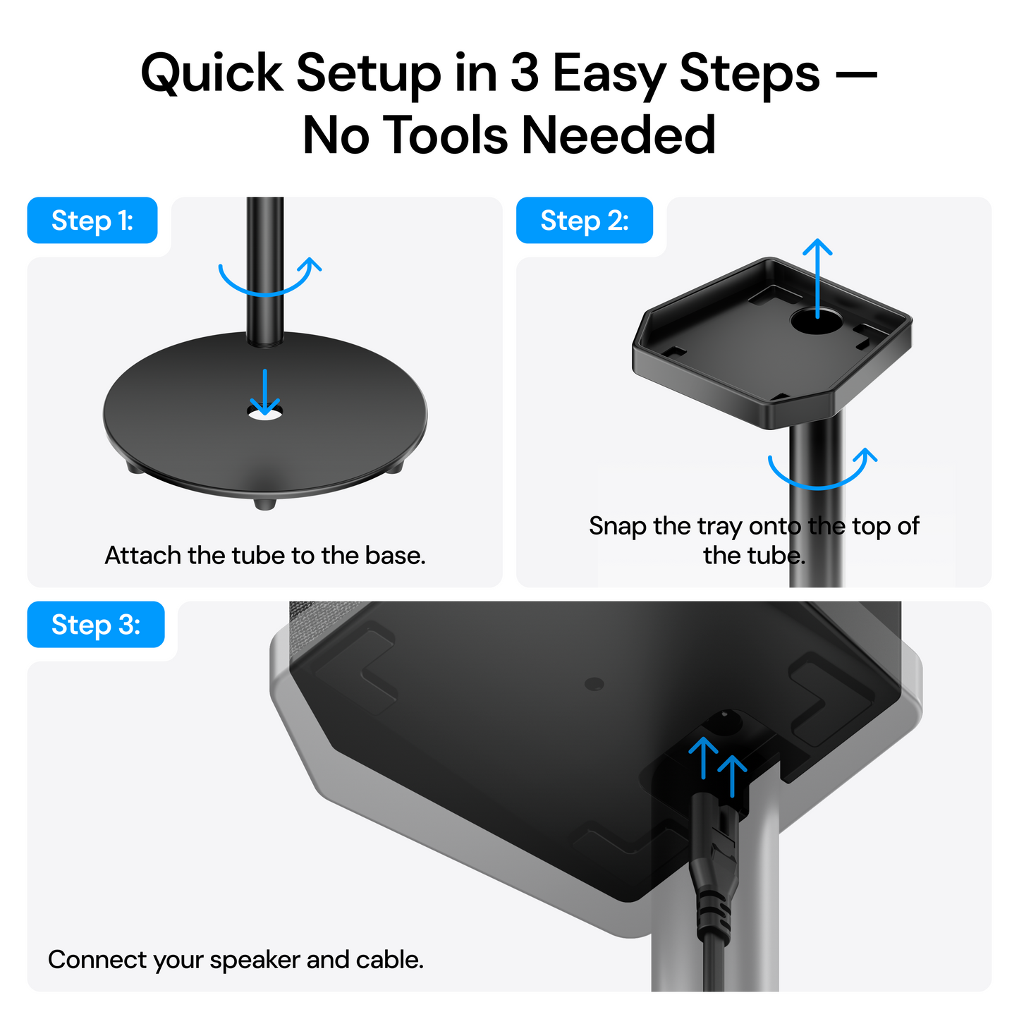 Valerion ThunderBeat Speaker Floor Stand（EU&UK）