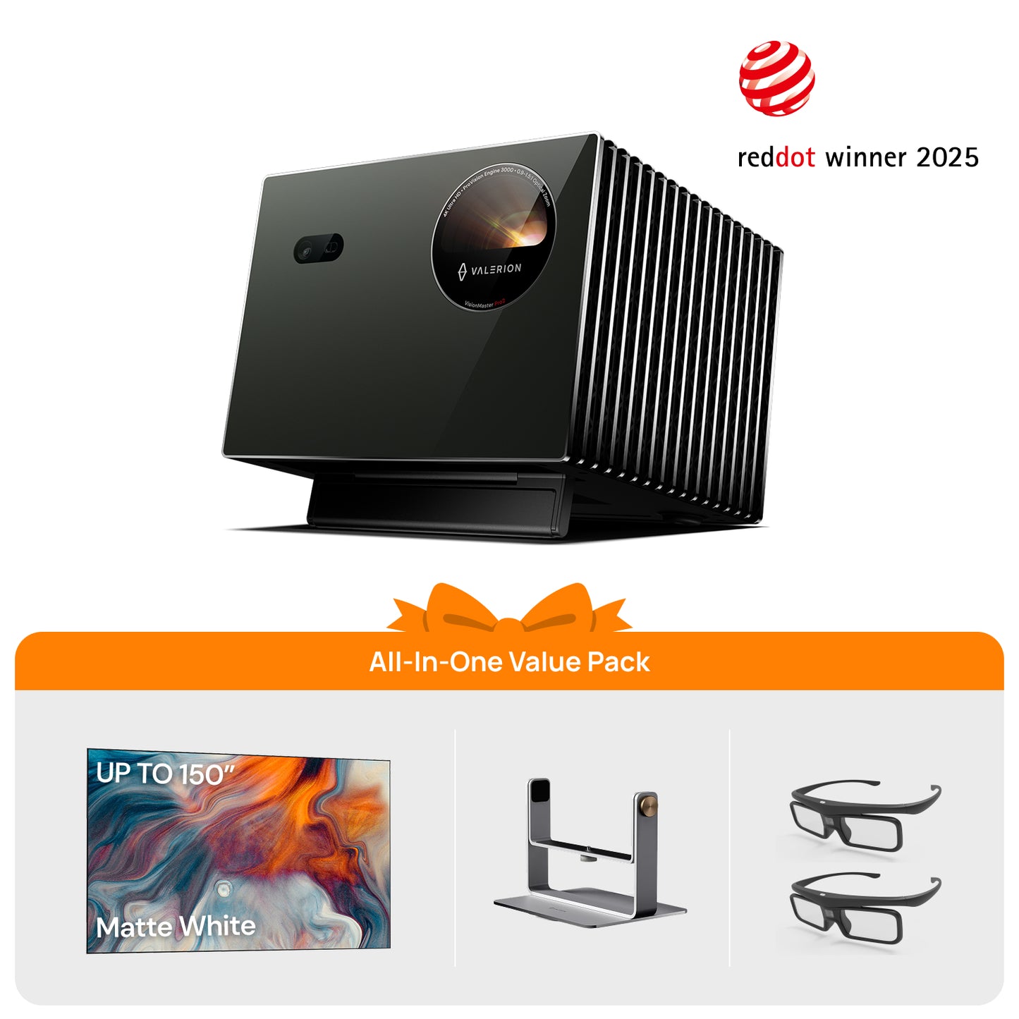 Pro2+Free White Screen&Gimbal Stand&3D glasses(EU&UK)